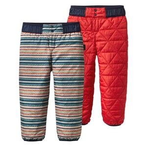 Patagonia 6-12M Baby Reversible Quilted Puff-Ball Winter Cold Weather Pants